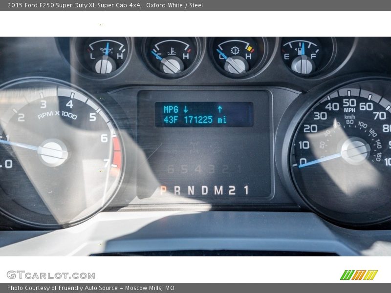 Oxford White / Steel 2015 Ford F250 Super Duty XL Super Cab 4x4