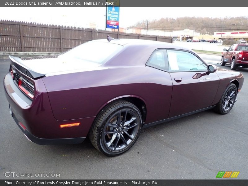 Hellraisin / Black 2022 Dodge Challenger GT AWD Blacktop
