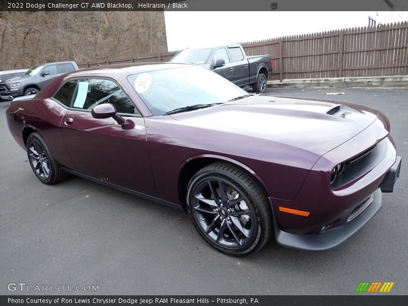 Front 3/4 View of 2022 Challenger GT AWD Blacktop