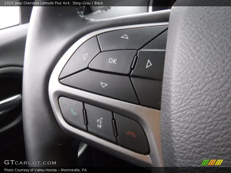 Sting-Gray / Black 2020 Jeep Cherokee Latitude Plus 4x4
