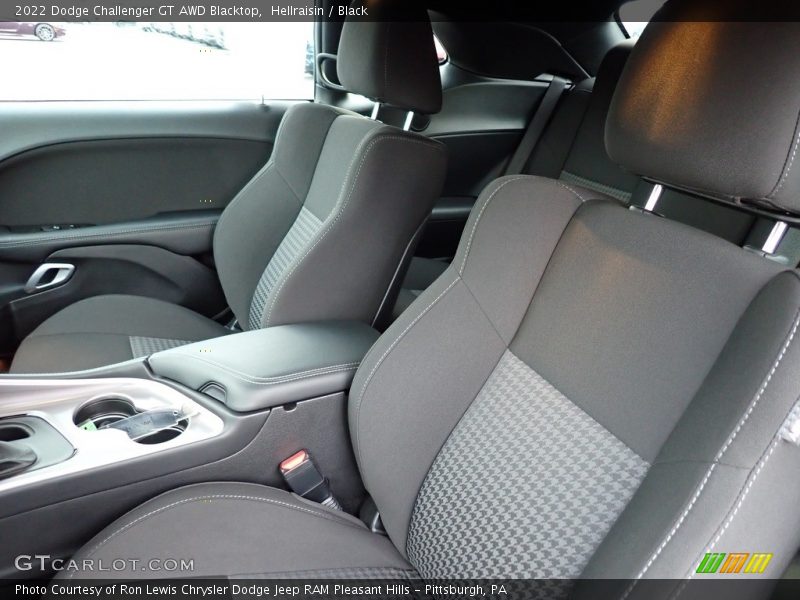 Front Seat of 2022 Challenger GT AWD Blacktop