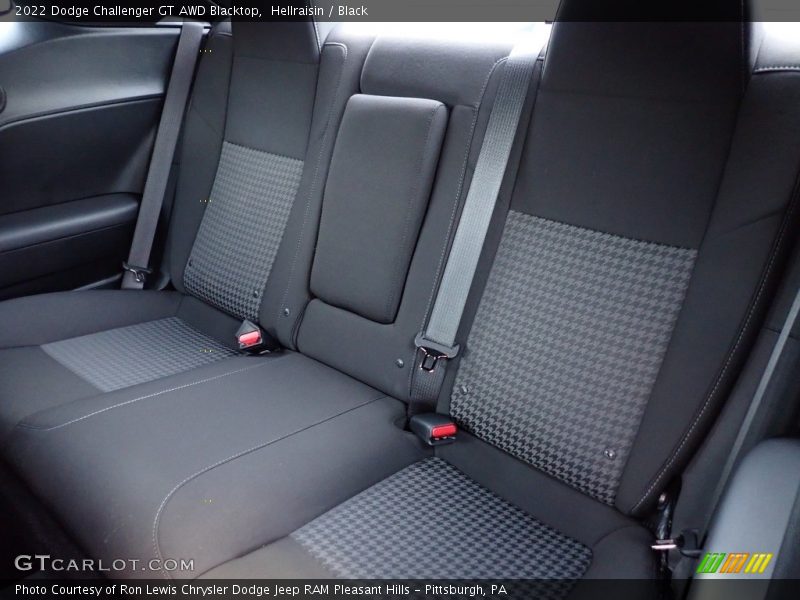 Rear Seat of 2022 Challenger GT AWD Blacktop