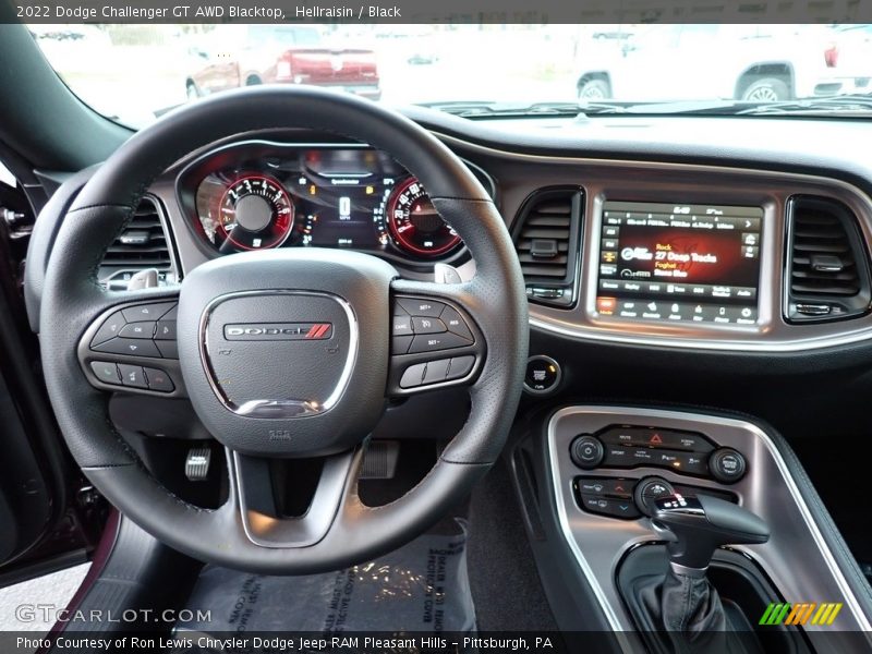 Dashboard of 2022 Challenger GT AWD Blacktop