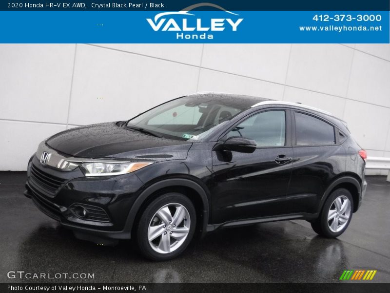 Crystal Black Pearl / Black 2020 Honda HR-V EX AWD