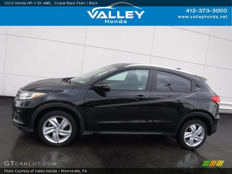 Crystal Black Pearl / Black 2020 Honda HR-V EX AWD