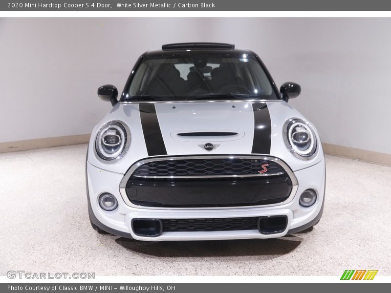 White Silver Metallic / Carbon Black 2020 Mini Hardtop Cooper S 4 Door
