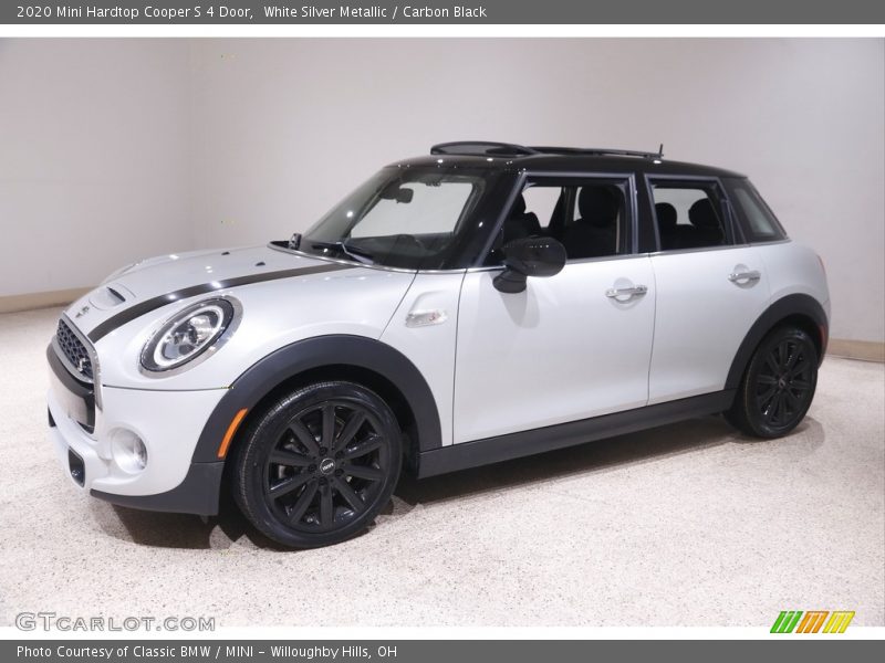 White Silver Metallic / Carbon Black 2020 Mini Hardtop Cooper S 4 Door