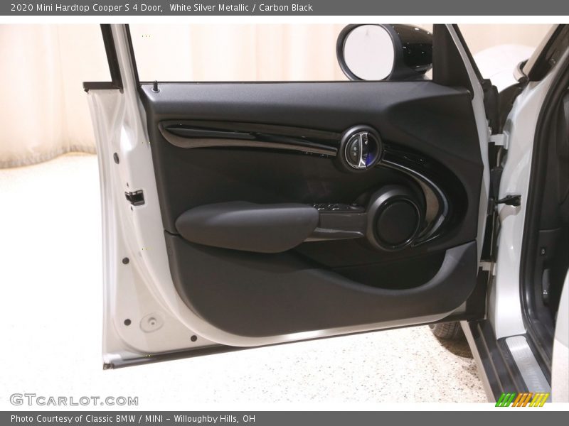 White Silver Metallic / Carbon Black 2020 Mini Hardtop Cooper S 4 Door