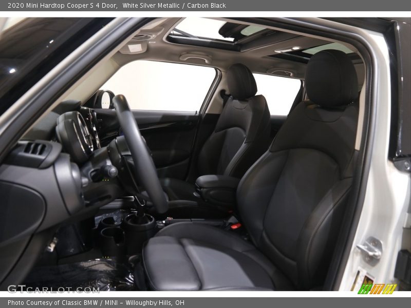 White Silver Metallic / Carbon Black 2020 Mini Hardtop Cooper S 4 Door