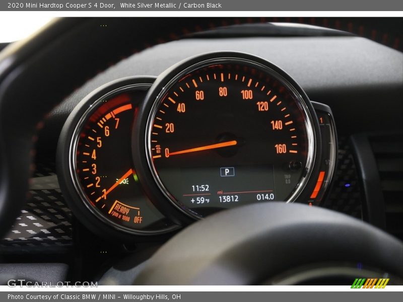 White Silver Metallic / Carbon Black 2020 Mini Hardtop Cooper S 4 Door