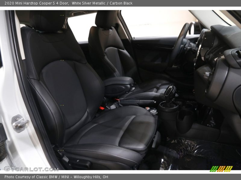 White Silver Metallic / Carbon Black 2020 Mini Hardtop Cooper S 4 Door