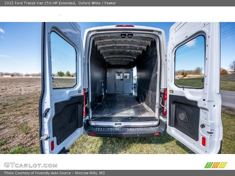 Oxford White / Pewter 2015 Ford Transit Van 250 HR Extended