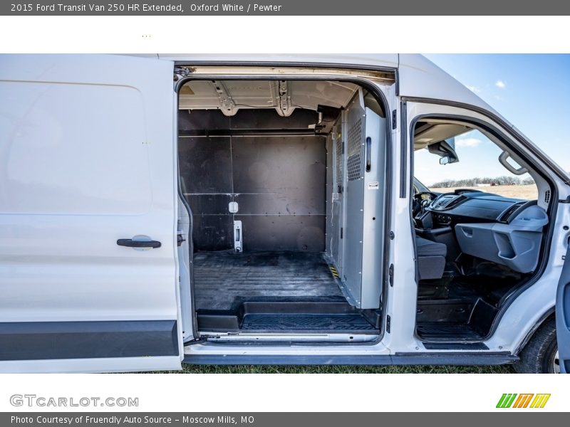 Oxford White / Pewter 2015 Ford Transit Van 250 HR Extended