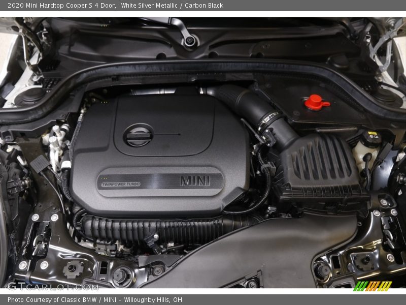 White Silver Metallic / Carbon Black 2020 Mini Hardtop Cooper S 4 Door