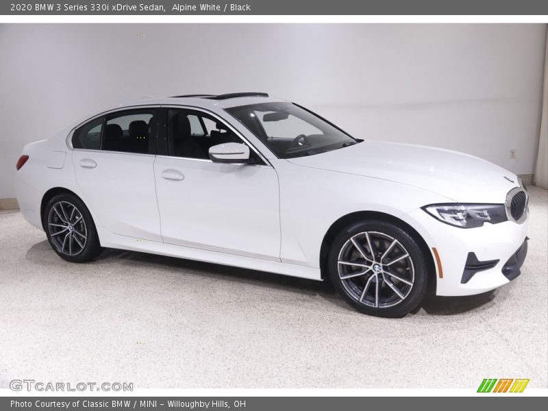 Alpine White / Black 2020 BMW 3 Series 330i xDrive Sedan