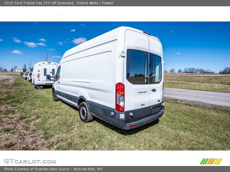 Oxford White / Pewter 2015 Ford Transit Van 250 HR Extended