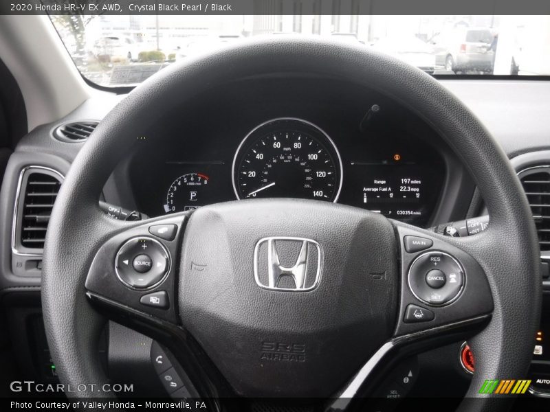 Crystal Black Pearl / Black 2020 Honda HR-V EX AWD