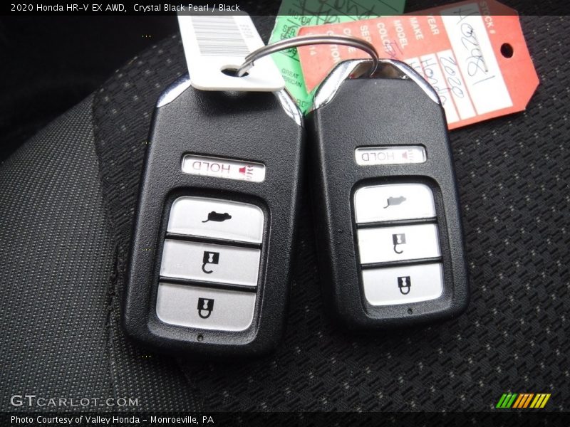 Crystal Black Pearl / Black 2020 Honda HR-V EX AWD