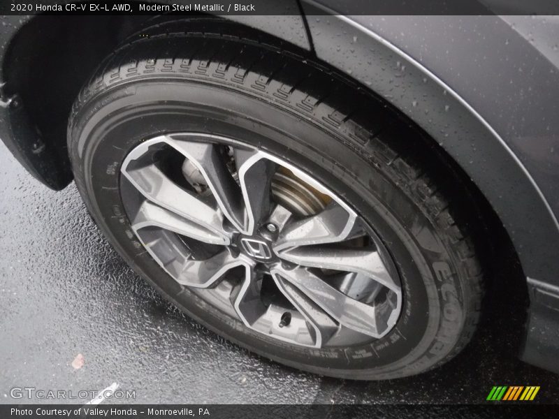 Modern Steel Metallic / Black 2020 Honda CR-V EX-L AWD