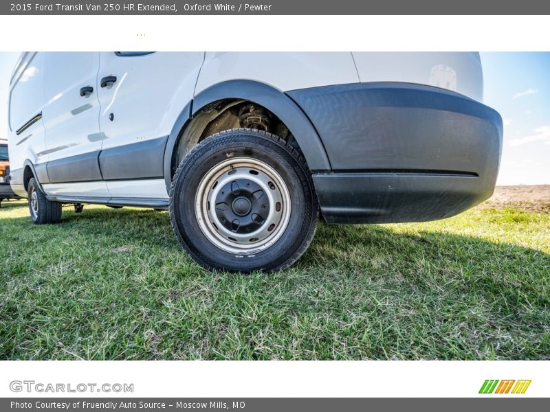 Oxford White / Pewter 2015 Ford Transit Van 250 HR Extended