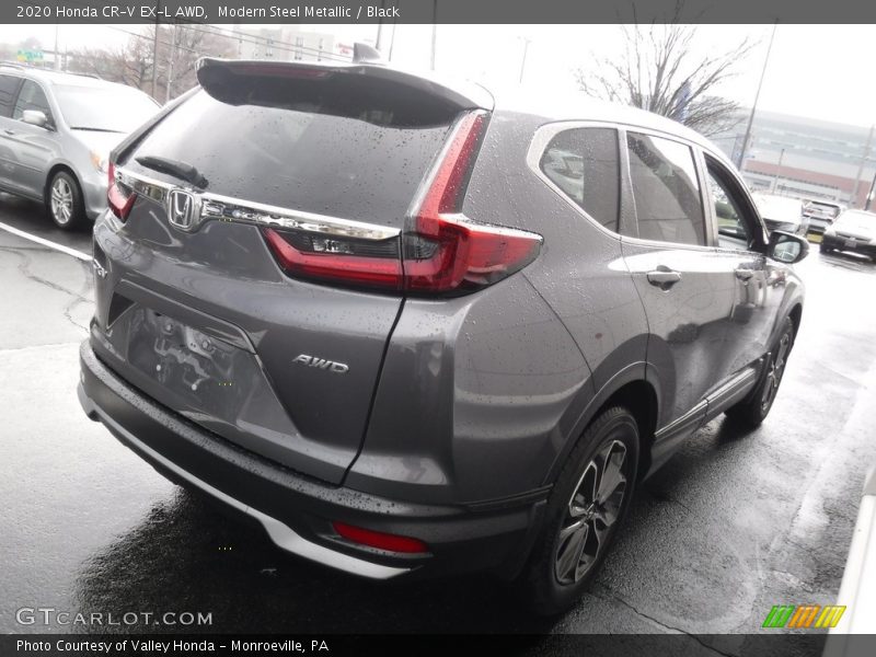 Modern Steel Metallic / Black 2020 Honda CR-V EX-L AWD