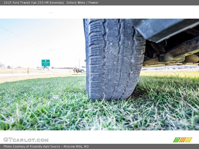 Oxford White / Pewter 2015 Ford Transit Van 250 HR Extended