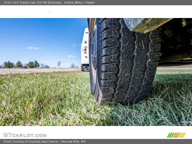 Oxford White / Pewter 2015 Ford Transit Van 250 HR Extended