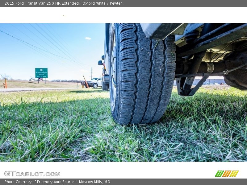 Oxford White / Pewter 2015 Ford Transit Van 250 HR Extended