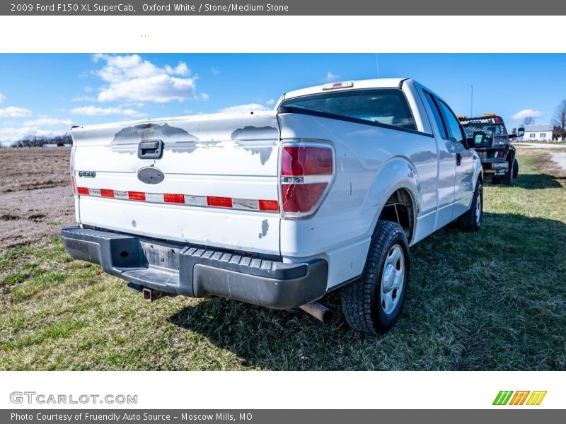Oxford White / Stone/Medium Stone 2009 Ford F150 XL SuperCab