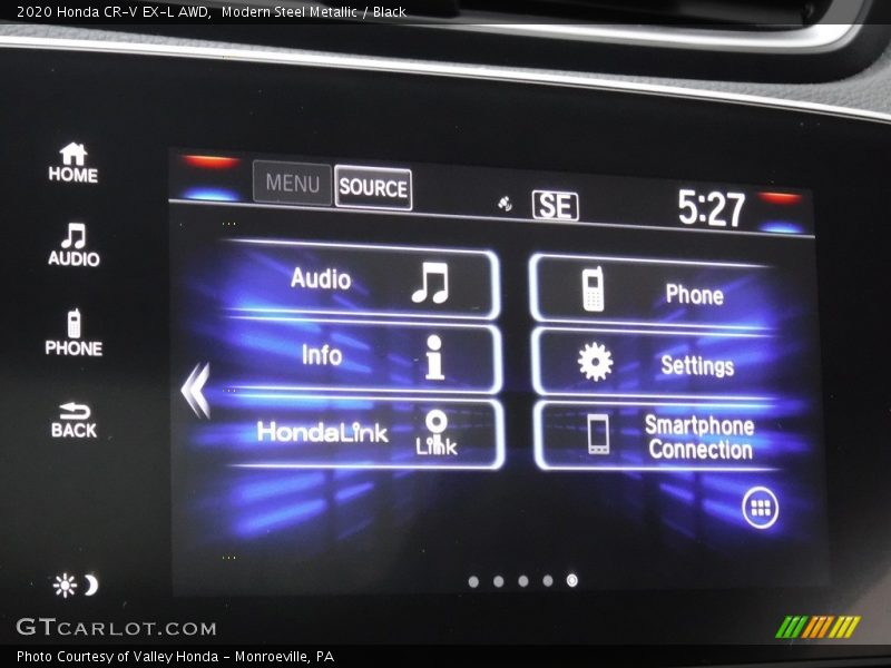 Modern Steel Metallic / Black 2020 Honda CR-V EX-L AWD