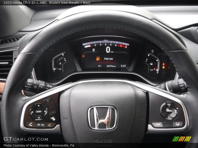 Modern Steel Metallic / Black 2020 Honda CR-V EX-L AWD