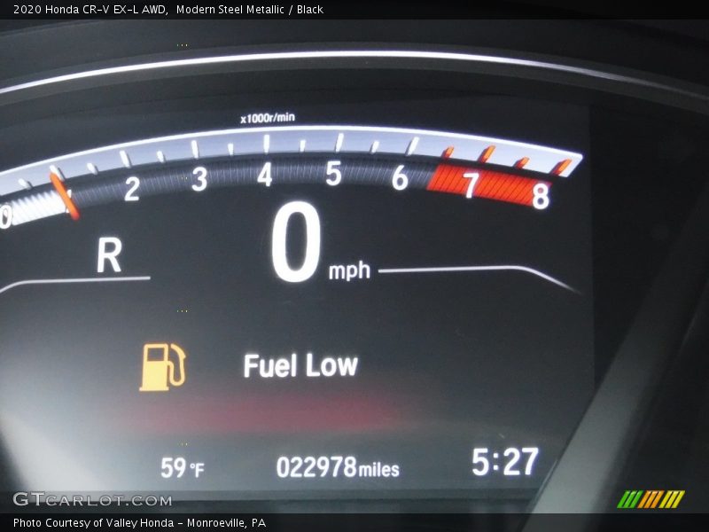 Modern Steel Metallic / Black 2020 Honda CR-V EX-L AWD