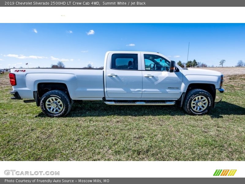Summit White / Jet Black 2019 Chevrolet Silverado 2500HD LT Crew Cab 4WD