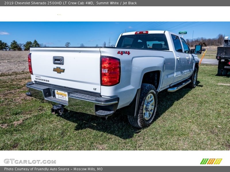 Summit White / Jet Black 2019 Chevrolet Silverado 2500HD LT Crew Cab 4WD