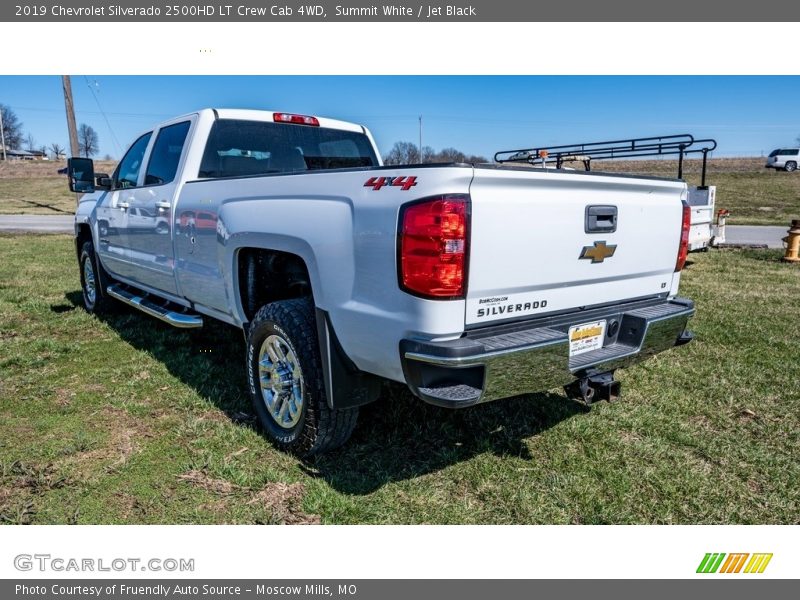 Summit White / Jet Black 2019 Chevrolet Silverado 2500HD LT Crew Cab 4WD