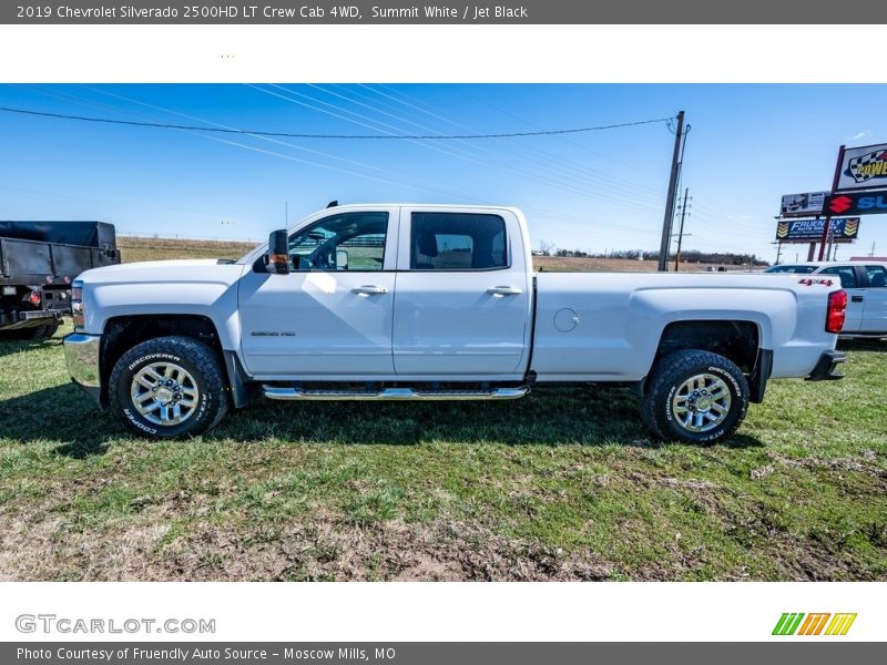 Summit White / Jet Black 2019 Chevrolet Silverado 2500HD LT Crew Cab 4WD
