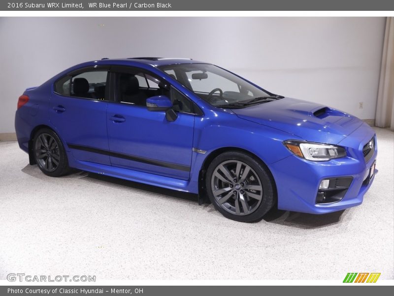WR Blue Pearl / Carbon Black 2016 Subaru WRX Limited