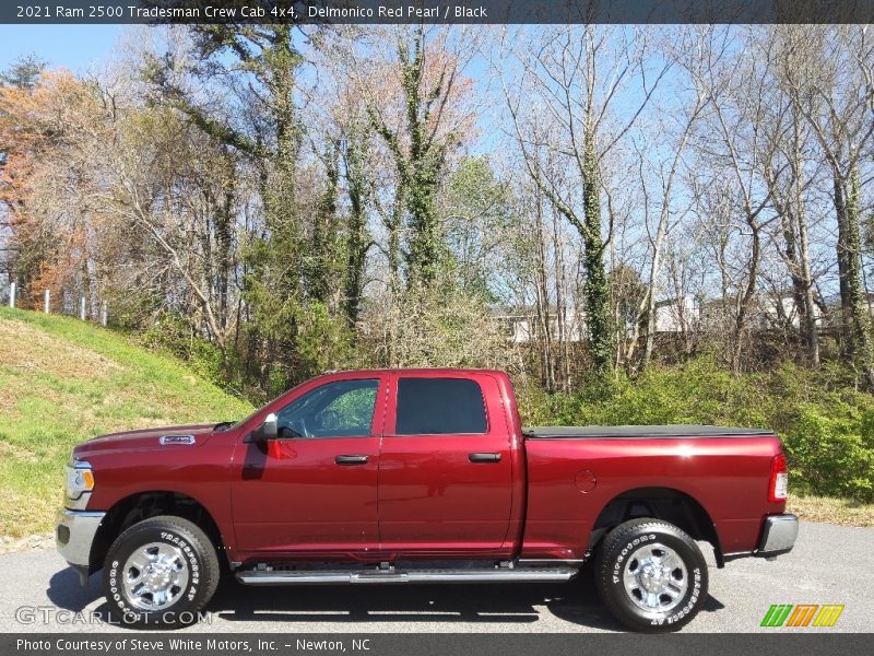 Delmonico Red Pearl / Black 2021 Ram 2500 Tradesman Crew Cab 4x4