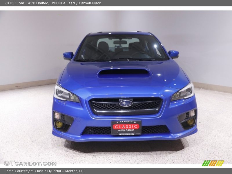WR Blue Pearl / Carbon Black 2016 Subaru WRX Limited