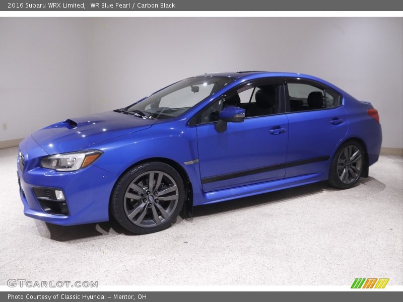 WR Blue Pearl / Carbon Black 2016 Subaru WRX Limited