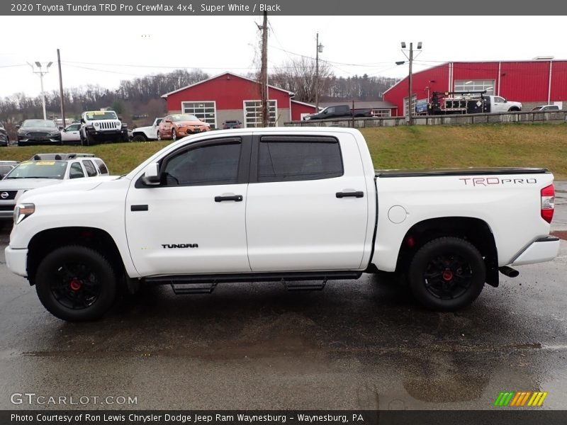 Super White / Black 2020 Toyota Tundra TRD Pro CrewMax 4x4