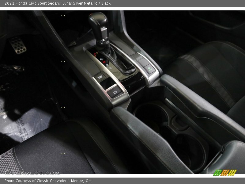 Lunar Silver Metallic / Black 2021 Honda Civic Sport Sedan
