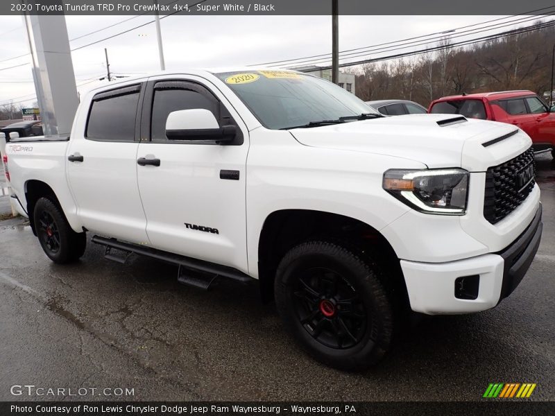 Super White / Black 2020 Toyota Tundra TRD Pro CrewMax 4x4