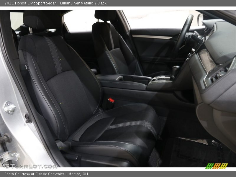 Lunar Silver Metallic / Black 2021 Honda Civic Sport Sedan
