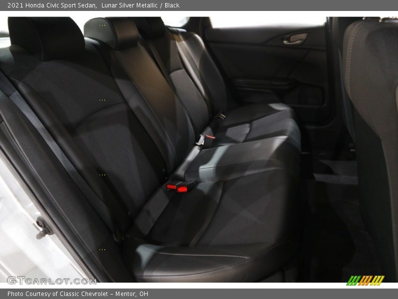 Lunar Silver Metallic / Black 2021 Honda Civic Sport Sedan
