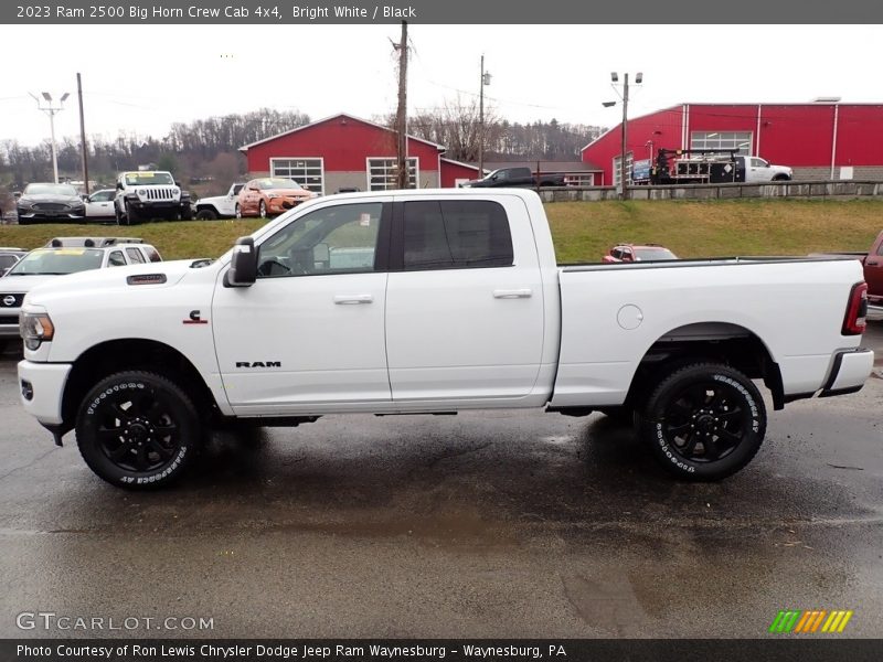 Bright White / Black 2023 Ram 2500 Big Horn Crew Cab 4x4
