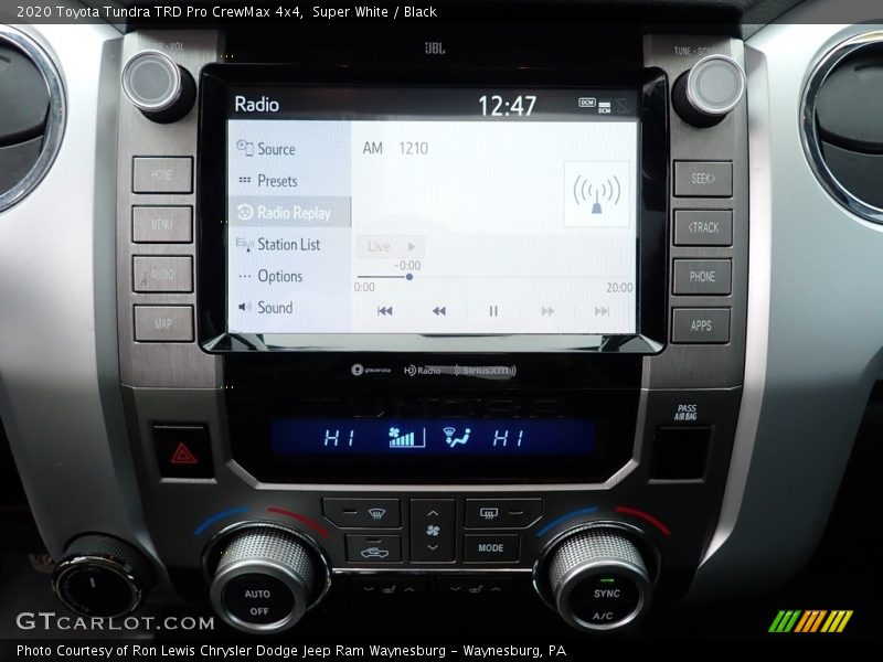 Super White / Black 2020 Toyota Tundra TRD Pro CrewMax 4x4