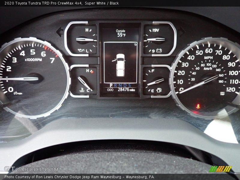 Super White / Black 2020 Toyota Tundra TRD Pro CrewMax 4x4