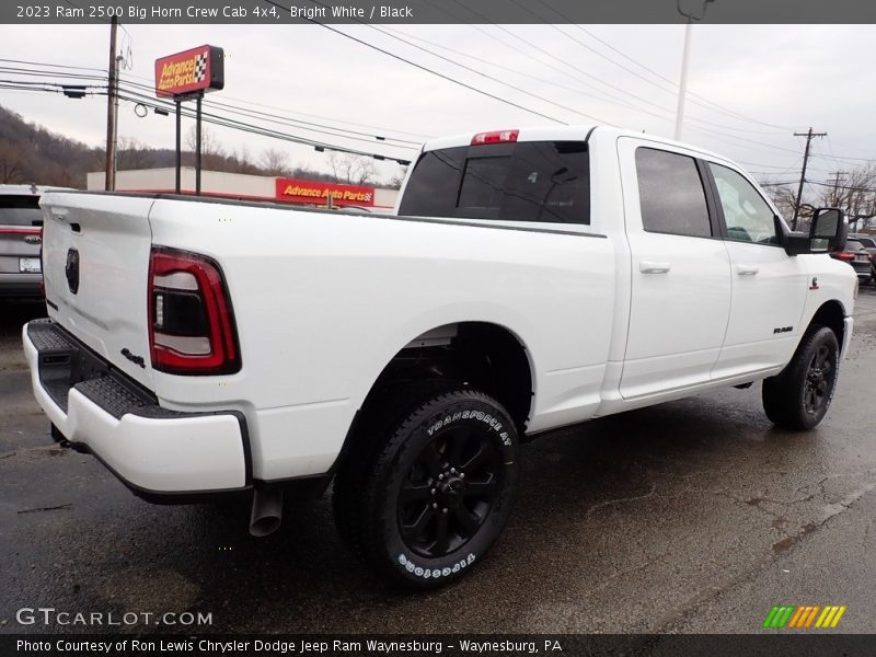 Bright White / Black 2023 Ram 2500 Big Horn Crew Cab 4x4