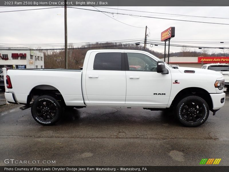 Bright White / Black 2023 Ram 2500 Big Horn Crew Cab 4x4